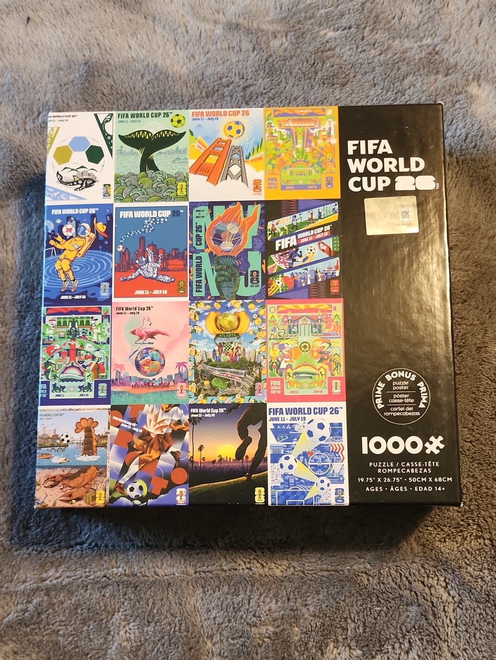 Buffalo Games FIFA World Cup 2026 "Host City Banners" 1000-Piece Jigsaw Puzzle.